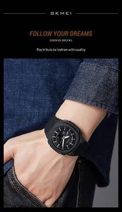 skmei double time original watch