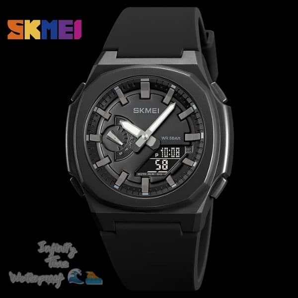 skmei double time original watch 1