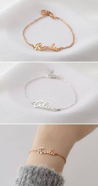 Personalized Elegance Custom Name Bracelets" 3