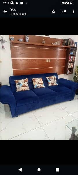 6 Seater sofa set Excellent condition 1