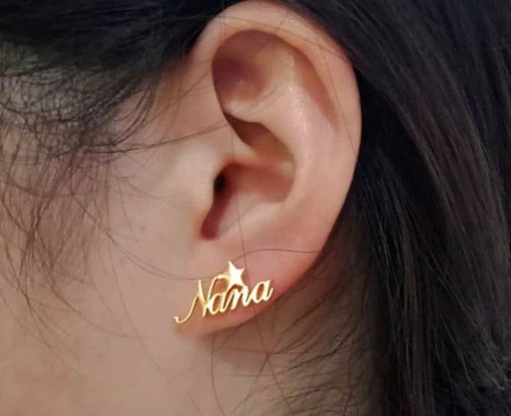 Radiant Identity Personalized Name Earrings 3
