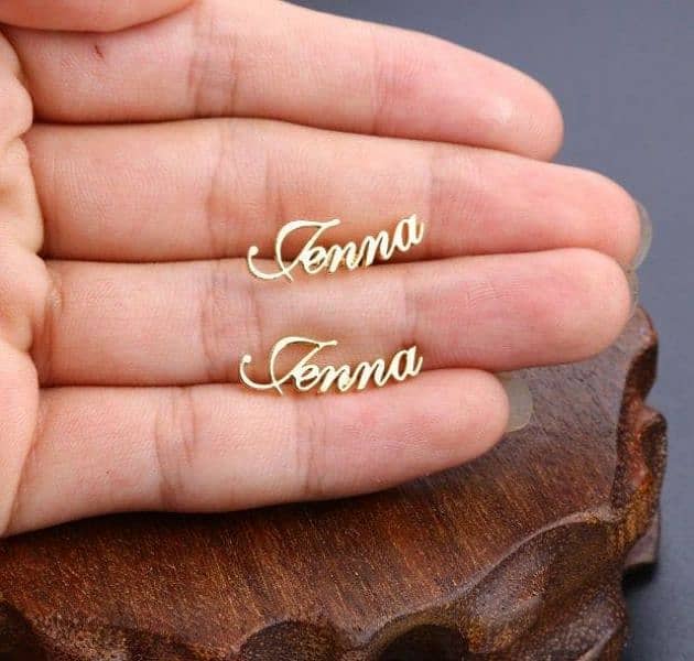 Radiant Identity Personalized Name Earrings 4