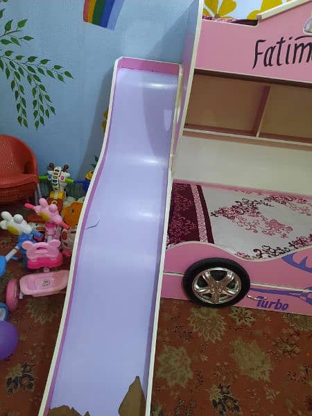 kids bunk bed for urgent sale without mattresses 2