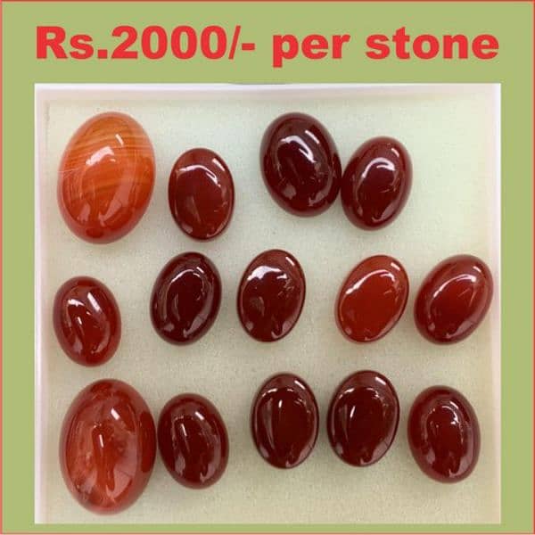 Neelam Stone - Pukhraj Stone - Ruby Feroza Aqeeq Stone prices 5