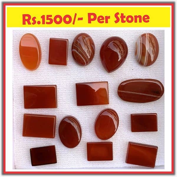 Neelam Stone - Pukhraj Stone - Ruby Feroza Aqeeq Stone prices 11
