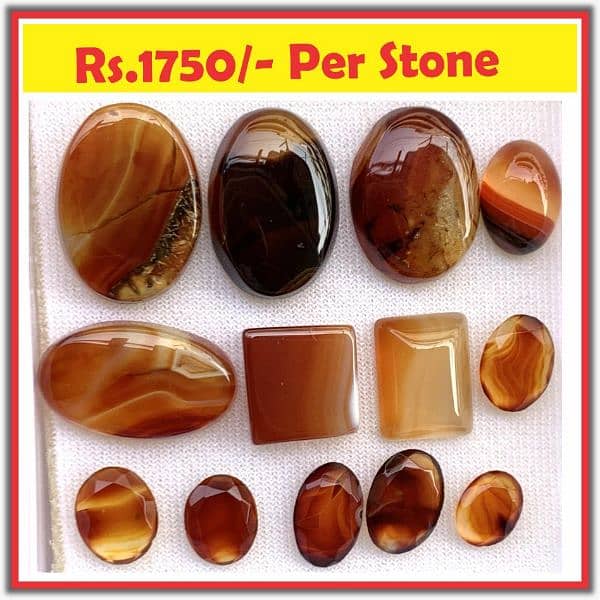 Neelam Stone - Pukhraj Stone - Ruby Feroza Aqeeq Stone prices 14