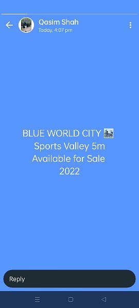 blue world city 0