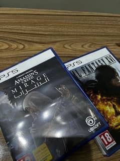 PS5 AC Mirage + Final Fantasy 16 (Almost New)