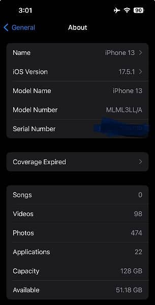 iPhone 13 JV 128 GB Midnight 4