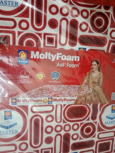 MASTER MOLTY FOAM MATTRESS GOOD NEW  one day use only read ad complte 1
