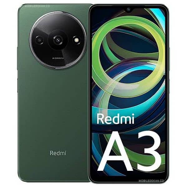 REDMI A3 4/64 ONE YEAR WARRENTY OFFICIAL PTA APPROVED 0
