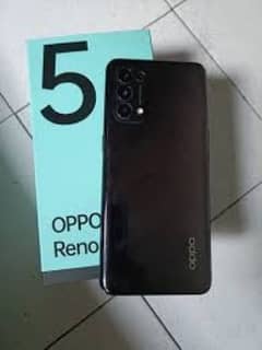 OPPO RENO 5 8GB 128GB DUAL SIM INDISPLAY FINGER OFFICIAL PTA WITH BOX