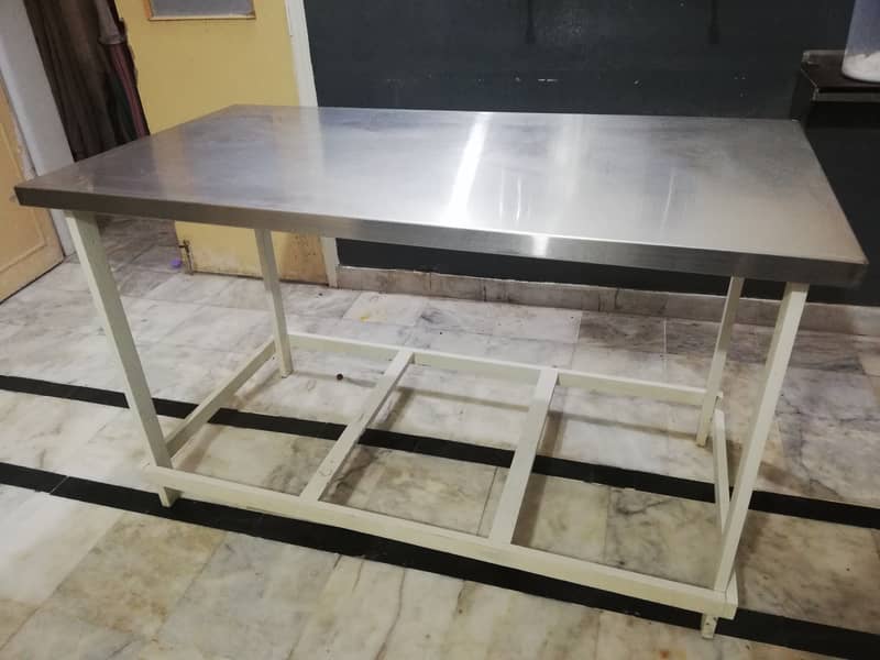 Stainless steel top table heavy duty 1