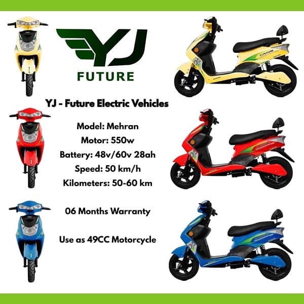 YJ Future Mehran Electric Bike - scooty 16