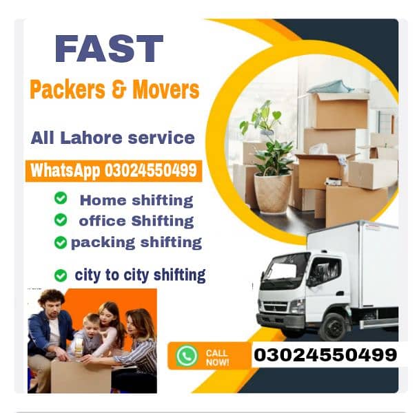 FAST Packers And Movers  03024550499 0