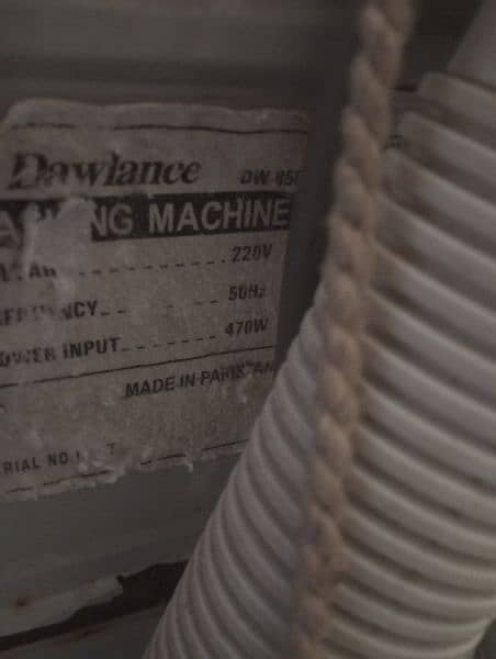 Dawlance DW-8500 HZP Semi Automatic Washing Machine 6