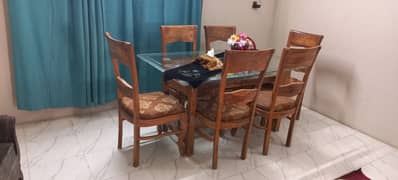 6 persons Dining Table with Chairs