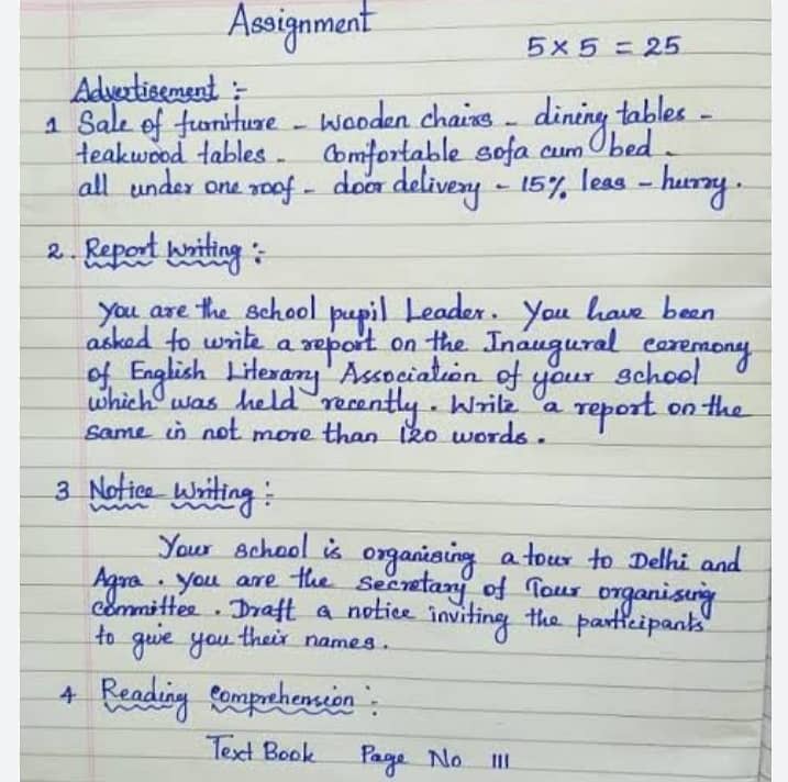 Assignment writing 4
