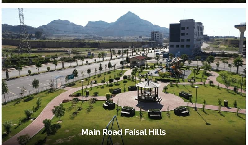14 Marla Park Face For Sale in Faisal hills taxila. 2