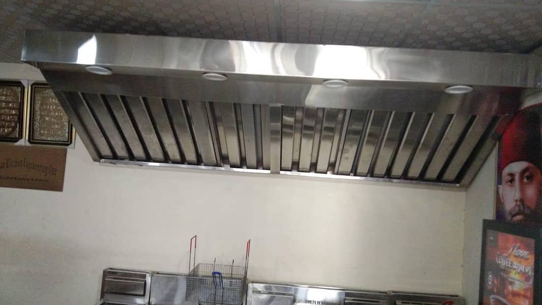 Exhaust hood 8 ft with filter re ft 13500 18 gs non magnet 6