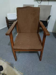 wooden visitors chairs