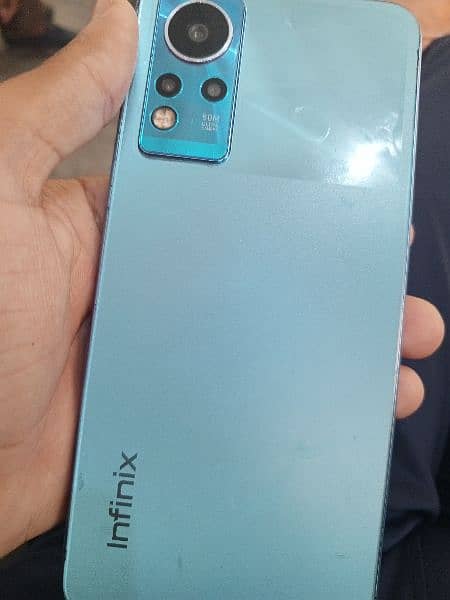 Infinix note 12 6 ram 128 rom box charger all available pannel changed 1