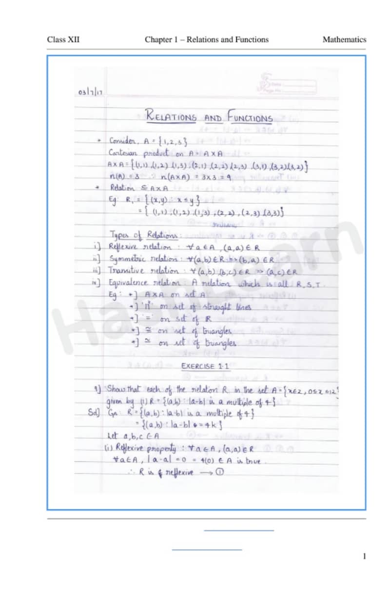 Handwriting assignment Work 19