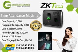 Attendance Machine Retina+Biometric ZKTeco (Authorized Dealer)