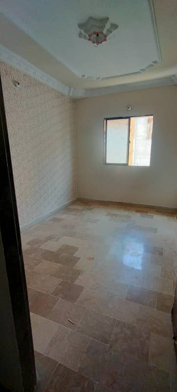 New Flat 4th Floor (48 Lacs)(R. income 25 K) For Sale at Liaquatabad 1 3