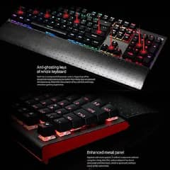 ELEENTER GAME1 RGB Mechanical Gaming Keyboard Blue switch 104 Keys