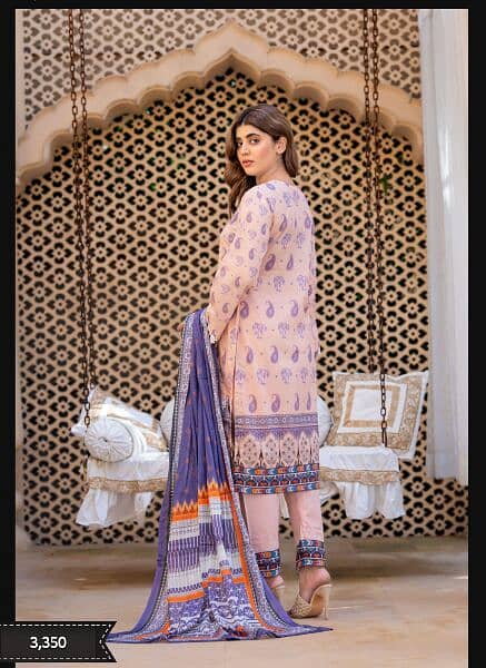 Summer lawn collection for women 3 and 2 piece unstitched suits 14