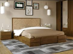 bed,double bed,king size bed,polish bed,bed for sale,wooden bed, 0