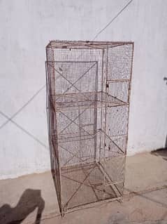 3 portion metal cage