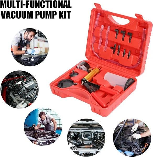 Keaa 2 in 1 Handheld Vacuum Pump Brake Bleeder Kit 3