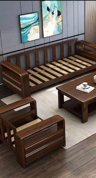 wooden sofa set 2