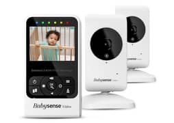 Babysense Baby Monitor (Model V24R) with 2.4" LCD Display & 2 Cameras