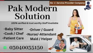 Maids/ Baby sitter /Patient Care