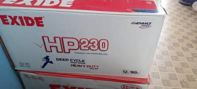 Exide HP230 (12V, 160AH, 21 Plates) 0