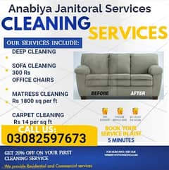 Sofa Cleaning/carpet cleaning/mattress cleaning deep cleaning ,karachi