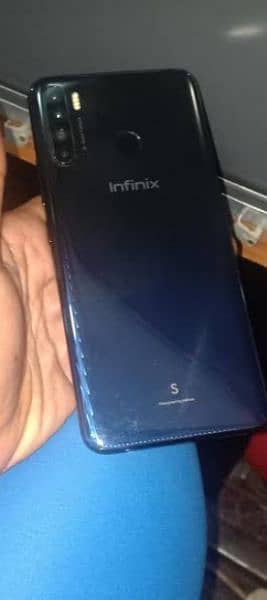 infinix S5 128/6 pta proved (fixed price) with charger and airpods 2