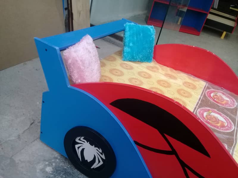 Boys Car Bed for Bedroom, Kids Single Beds Sale in Pakistan 2