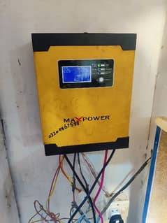 max power 1000 watt  inverter solar supported.