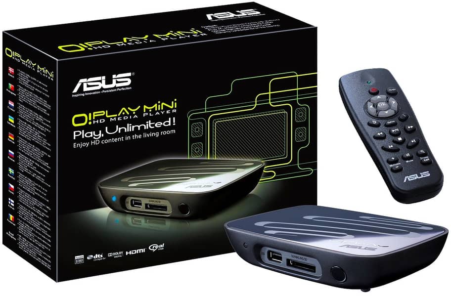 ASUS O!PLAY Mini 7.1 1080p, 4k HD Multi-Format Media Player 1