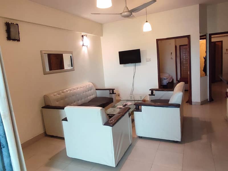 Fully furnished apartment 2bed Dha phase 2 8