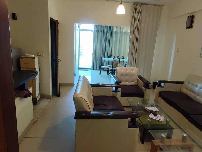 Fully furnished apartment 2bed Dha phase 2 10