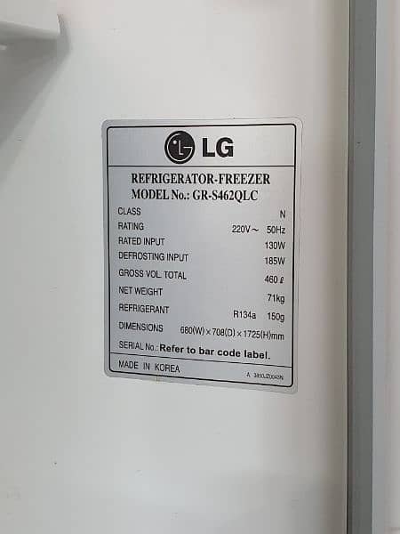 LG Refrigerator Freezer 6