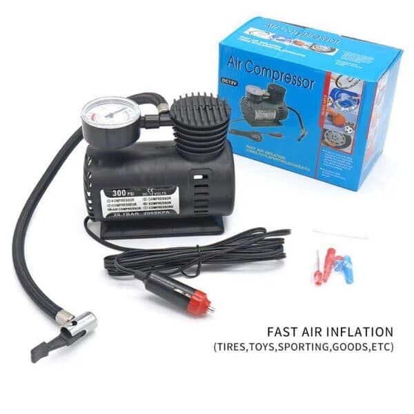 Car Air Compressor Double Function Toyota Tire Inflaor 12 Voltage 4
