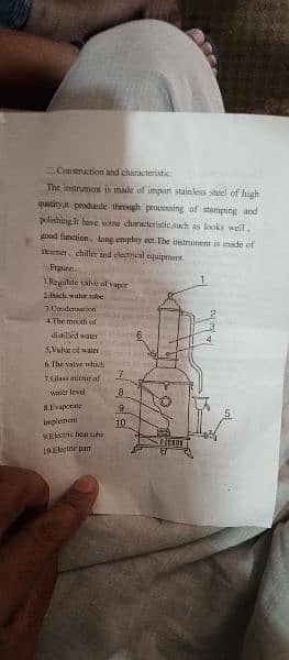 electric heated distiller manual oprating 5
