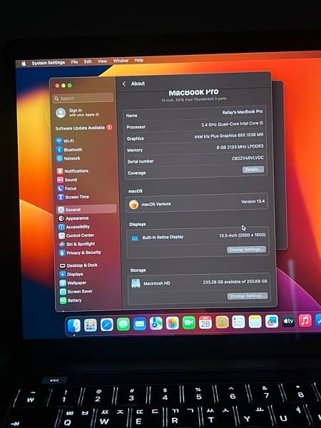 MacBook Pro 2019 13inch 5