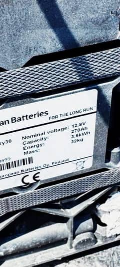 European 12.8v 3kw 270ah Lithium ion Batteries